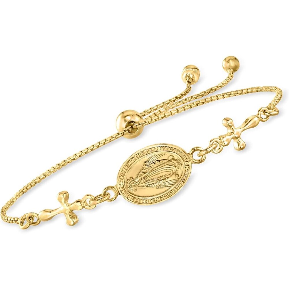 Miraculous Medal Bolo Bracelet